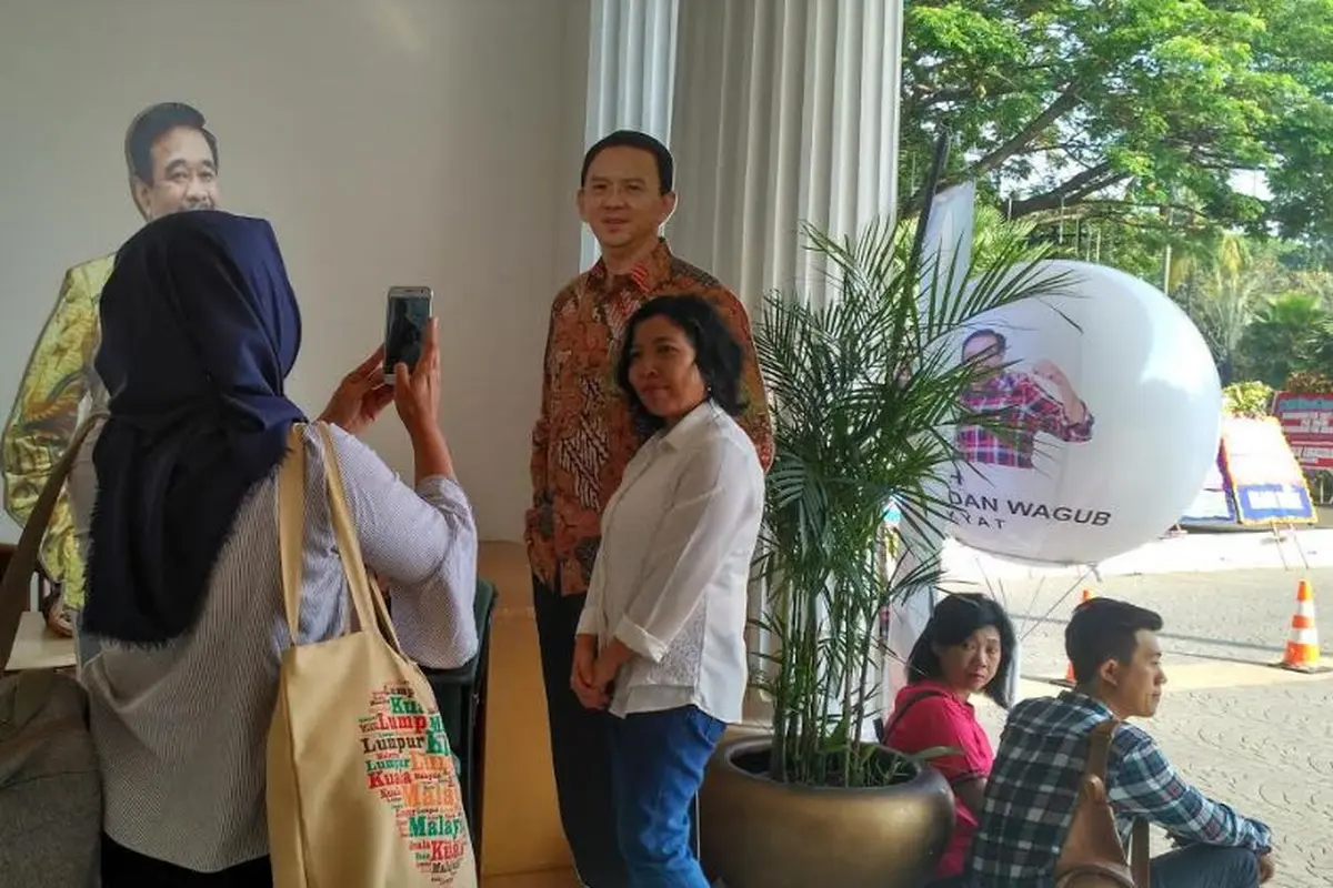 Gubernur DKI Basuki Tjahaja Purnama atau Ahok 