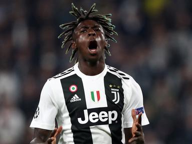 Moise Kean merupakan jebolan akademi Juventus. Kean memutuskan untuk pindah ke Everton pada 2019 lalu setelah kesulitan mendapatkan kesempatan reguler. Pada bursa transfer musim panas ini, akhirnya ia pulang ke Turin dengan status pinjaman dengan durasi satu tahun. (Foto: AFP/Isabella Bonotto)
