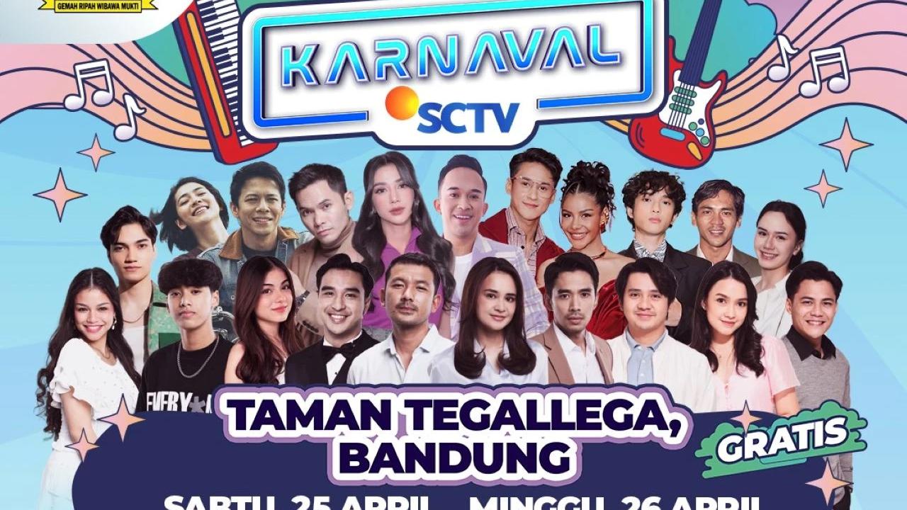 Karnaval SCTV 2026 Dibuka di Bandung, Hadirkan Konser Meriah dan Ragam Hiburan Gratis