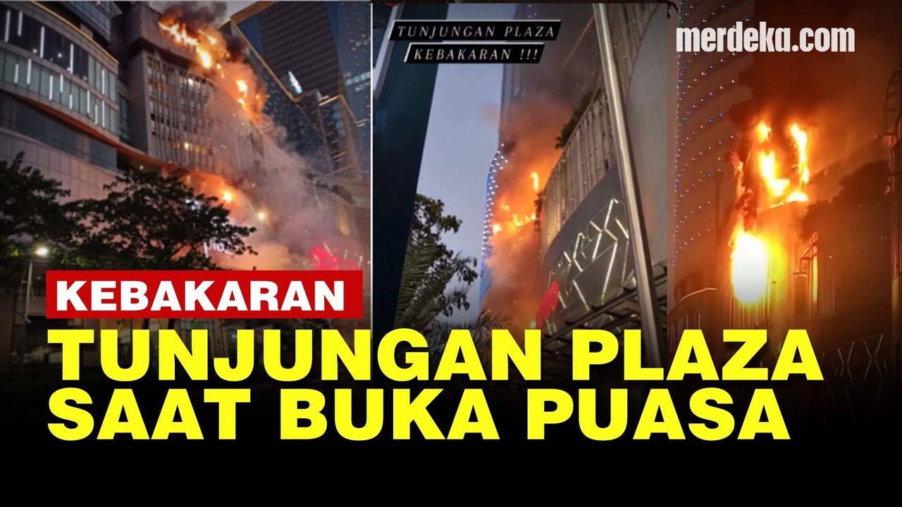 VIDEO: Mal Tunjungan Plaza Kebakaran, Pengunjung Panik Berhamburan