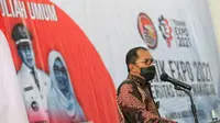 Wali Kota Makassar Danny Pomanto hadiri Teknis Expo 2021 UIM (Liputan6.com/Fauzan)