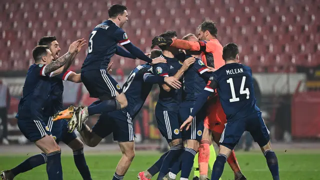 Skotlandia Singkirkan Serbia Lewat Drama Adu Penalti di Piala Eropa 2020