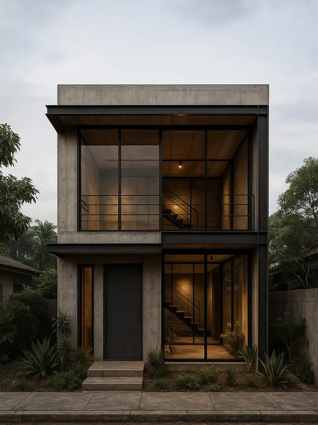 7 Model Rumah 2 Lantai Tanpa Atap Genteng, Tampilan Modern dan Hemat Biaya