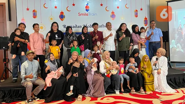 Sambut Lebaran dengan Lebih Banyak Senyuman yang diselenggarakan Smile Train di Cibubur, Kamis, 20 Maret 2025.