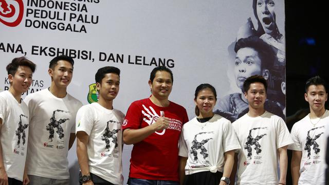 Bulu Tangkis Peduli Gempa