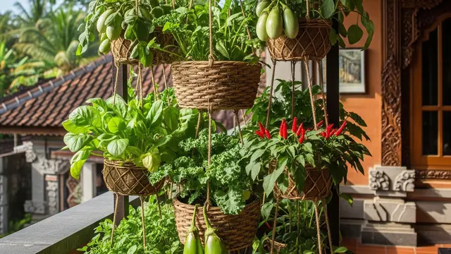 Ide Kebun Sayur Vertikal Hemat Tempat di Rumah