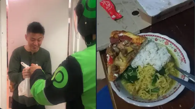 Imajinasi warganet soal Gojek Antarkan Makanan ke Rich Brian