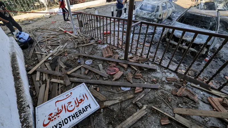 Kondisi Rumah Sakit di Gaza Pasca Pemboman