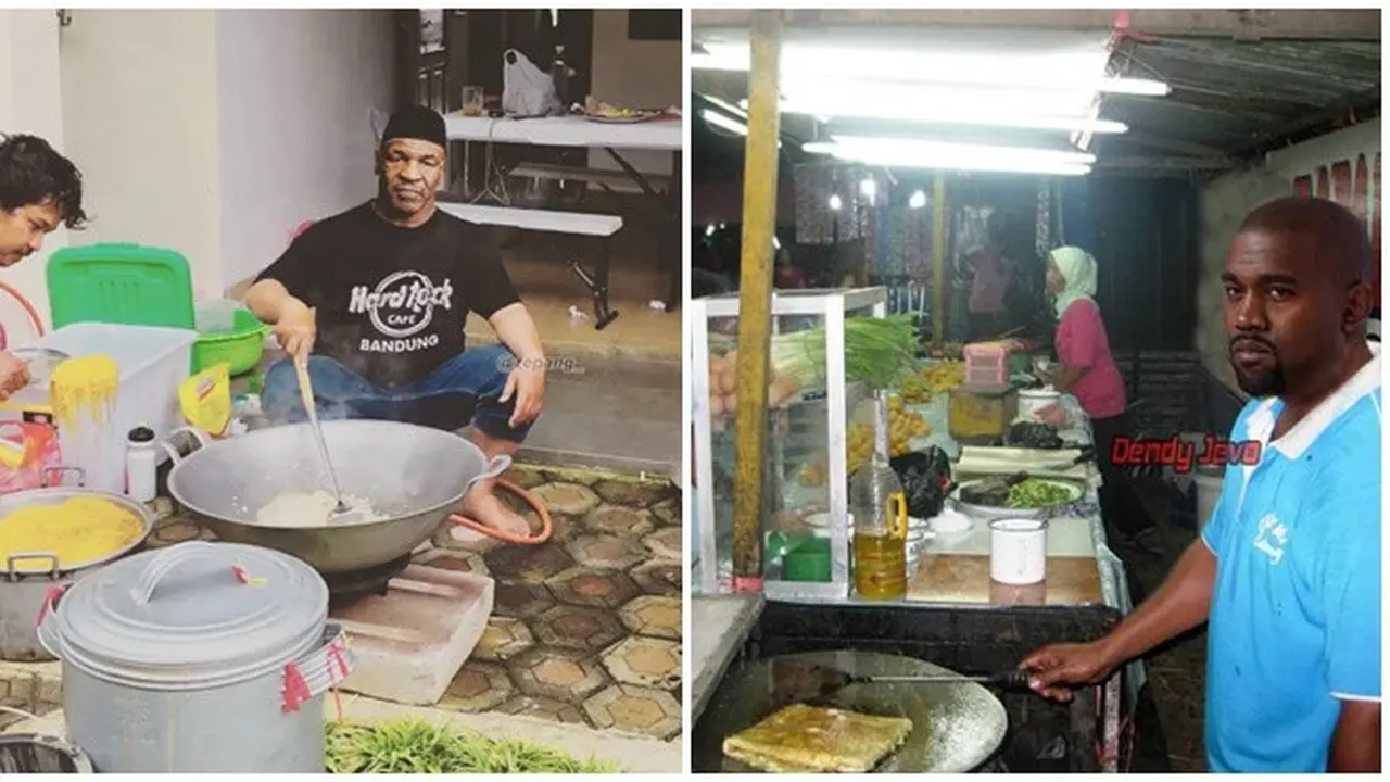 6 Editan Foto Seleb Dunia Saat Masak-Masak Ini Bikin Ngakak