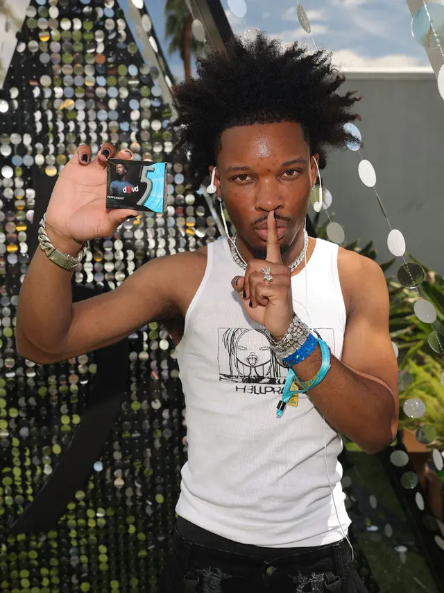 D4vd. (Rich Polk/Getty Images for Interscope/Capitol/AFP Rich Polk / GETTY IMAGES NORTH AMERICA / Getty Images via AFP)