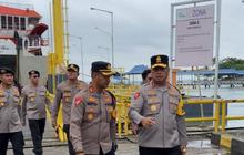 Kapolda Babel Tinjau Pelayanan Operasi Lilin Babel di Tanjungkalian, Pastikan Nataru Aman