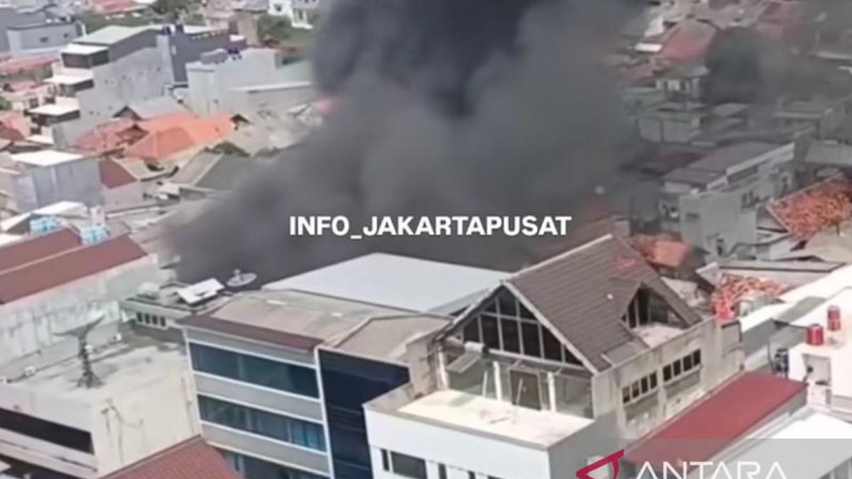 Kronologi Kebakaran di Permukiman Gambir Jakpus