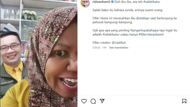 Ridwan Kamil (Foto: Instagram/@ridwankamil)