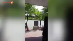 Suasana mencekam membuat kepanikan masyarakat yang berada di sekitar lokasi.