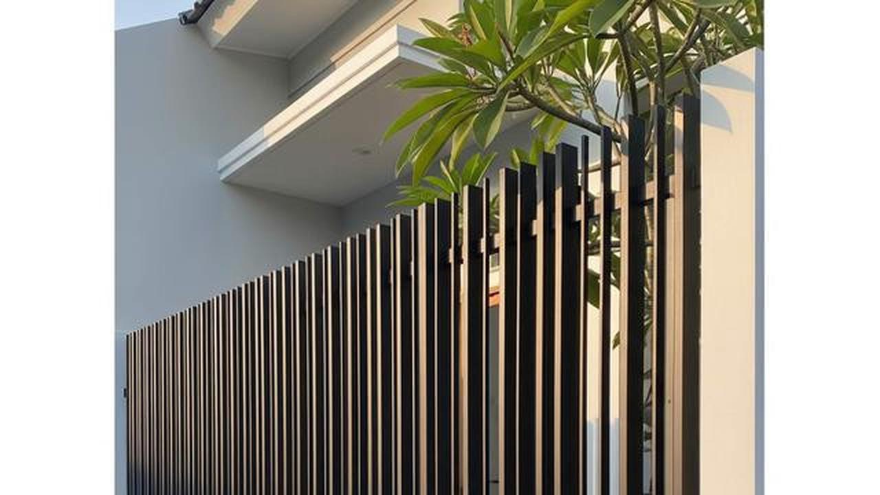 10 Model Pagar Rumah untuk Area Sempit, Minimalis, Fungsional, dan Aman