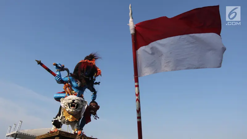 Kemeriahan Festival Ogoh-Ogoh di Pantai Lagoon Ancol