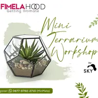Fimelahood Getting Intimate membuat terarium./copyright istimewa