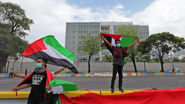 Aksi Bela Palestina di Jakarta