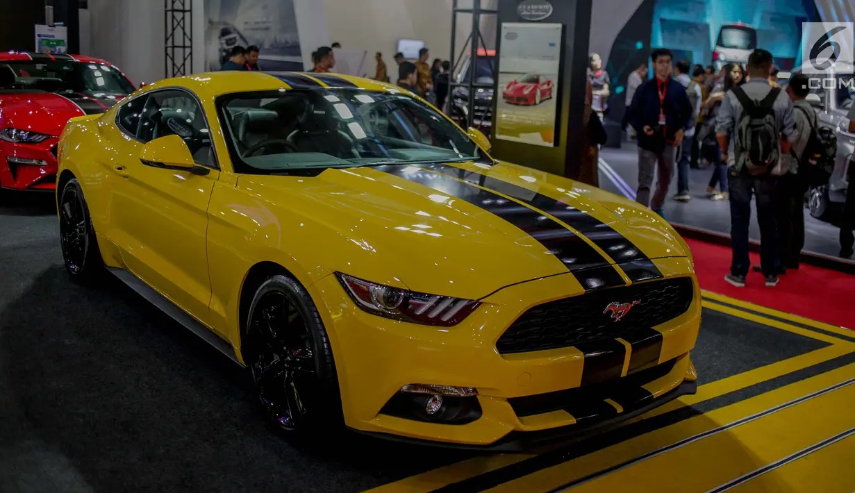Salah satu produk terbaru Jagur yang dipamerkan saat pembukaan Indonesia International Motor Show (IIMS 2019) di JIExpo Kemayoran, Jakarta, Kamis (25/4). Pameran industri otomotif tersebut berlangsung 25 April - 5 Mei 2019. (Liputan6.com/Faizal Fanani)