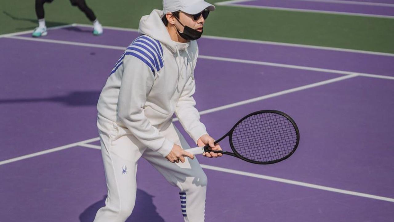 7 Potret Park Eun Seok Lawan Raffi Ahmad di Lagi-Lagi Tenis, Ternyata Sudah Berusia 40 Tahun