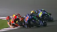 Pebalap Movistar Yamaha, Maverick Vinales (25), mengaku mulai merasakan sedikit tekanan menjelang MotoGP Argentina di Termas de Rio Hondo, 7-9 April 2017. (Crash)