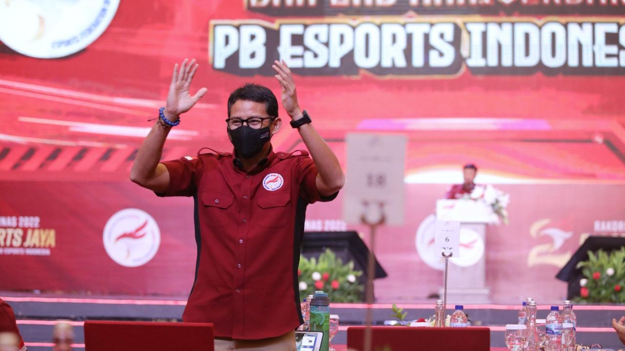 Dewan Pembina Pengurus Besar Esports Indonesia (PBESI), Sandiaga Uno
