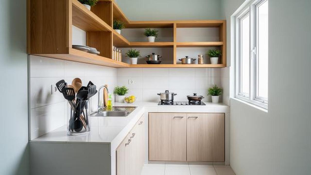 8 Ide Tata Letak Kitchen Set L-Shape untuk Dapur Kecil, Bikin Nyaman saat Masak