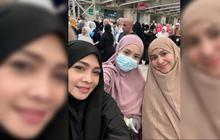 8 Potret Caca Tengker dalam Balutan Busana Hijab saat Berada di Tanah Suci, Cantik Natural