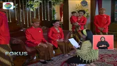Setelah siraman selesai, keluarga Kahiyang dan bobby laksanakan dodolanm dawet.
