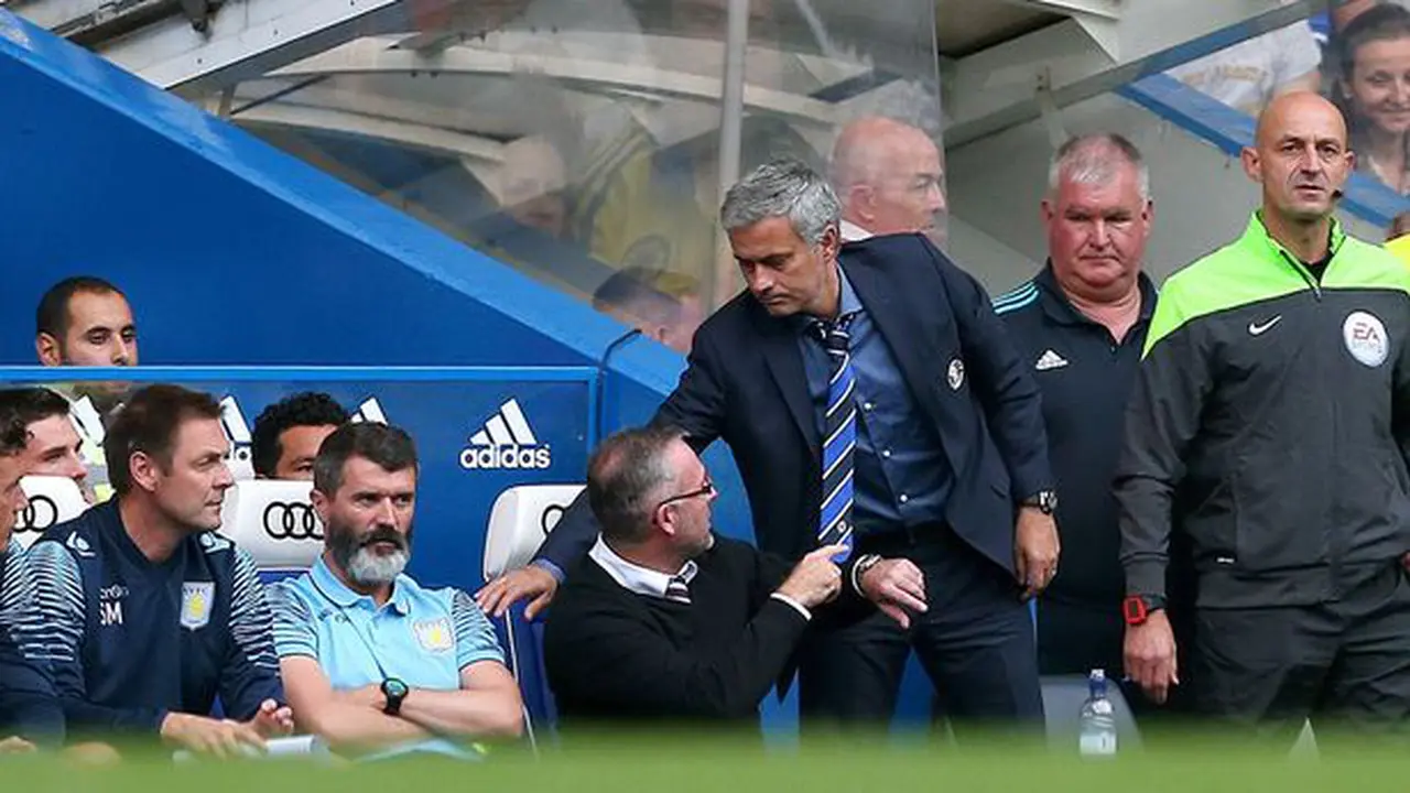 Jose Mourinho dan Roy Keane