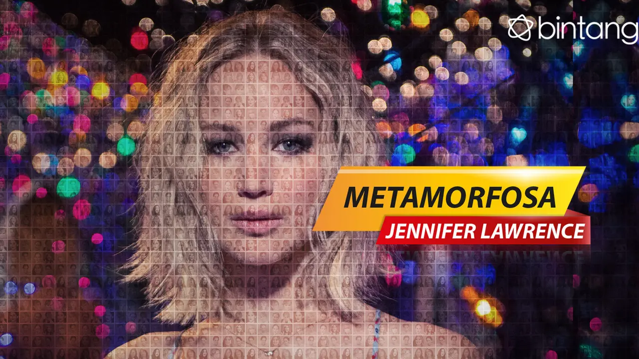 Metamorfosa Jennifer Lawrence. (Foto: AFP, Digital Imaging: M. Iqbal Nurfajri)
