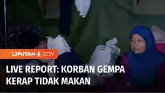 Bahan makanan yang didapat dari bantuan terbatas, membuat pengungsi kerap tidak makan.