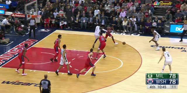 VIDEO : GAME RECAP NBA 2017-2018, Bucks 104 vs Wizards 95