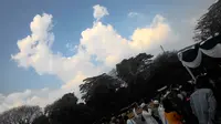 Awan Mirip Lafadz Allah Terlihat Saat Salat Istisqa di Bogor