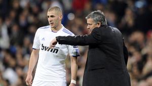 Karim Benzema - Striker Prancis ini menjadi andalan Mourinho saat menukangi Real Madrid  periode 2010-2013. Kerjasama keduanya berhasil meraih gelar Copa Del Rey (2011) dan gelar La Liga Spanyol (2012). (AFP/Pierre-Philippe Marcou)
