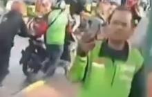 Viral Ojol Kompak Bela Rekan di Sawah Besar, Motor Debt Collector Dilemparkan ke Kali