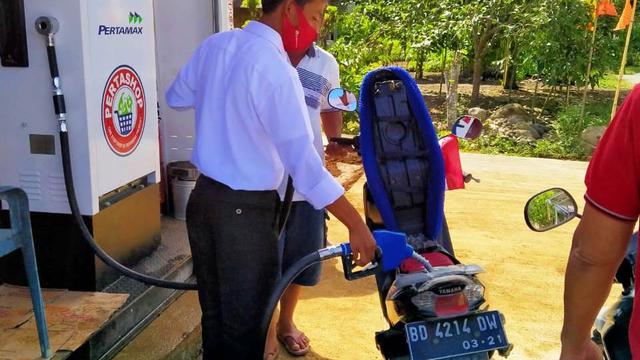 Puluhan Unit Pertashop Pertamina Disediakan di Pelosok Desa di Sumbagsel