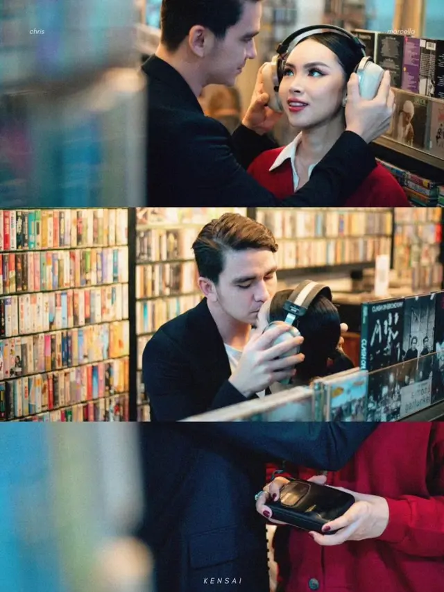 7 Potret Prewedding Chris Laurent dan Marcella Michelle yang Tampil Menawan