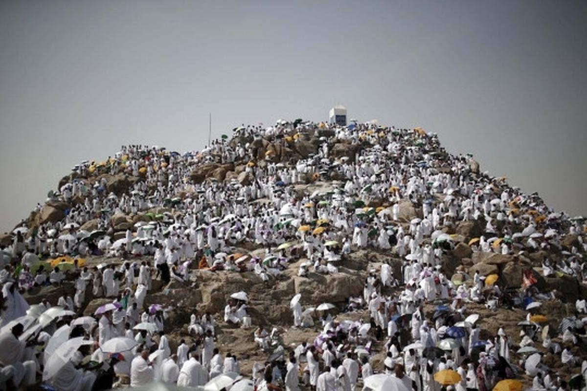 Pemandangan menakjubkan jutaan jemaah haji wukuf di Arafah