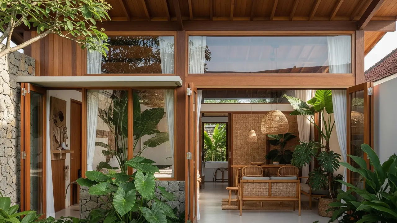 9 Desain Rumah Natural Modern dengan Ventilasi Besar dan Pencahayaan Alami, Hunian Sehat