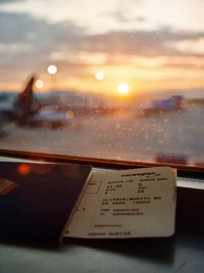 Ilustrasi tiket pesawat