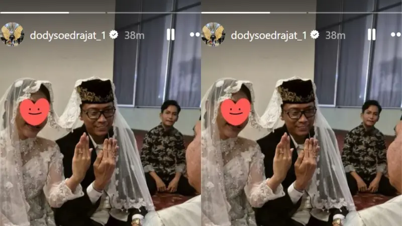 Pernikahan Doddy Sudrajat, ayah mendiang Vanessa Angel (https://www.instagram.com/stories/dodysoedrajat_1/)