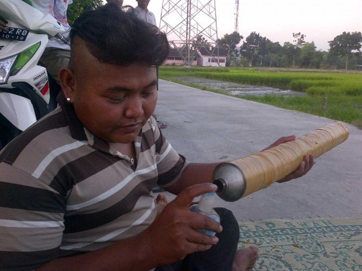 Ini mainan seru ABG Sukoharjo saat ngabuburit menunggu buka puasa