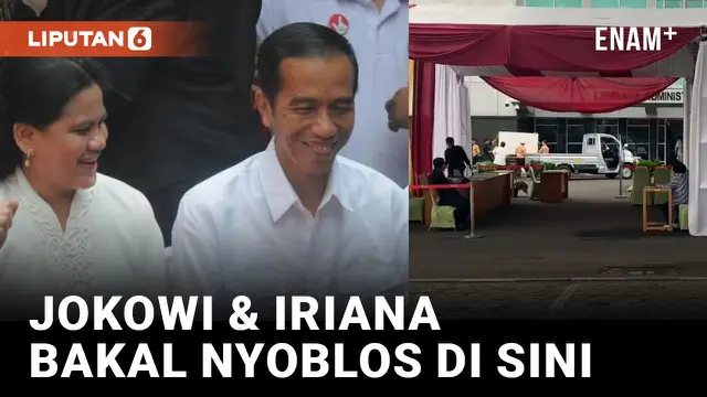 Presiden Jokowi dan Iriana Akan Nyoblos di TPS 10 Gambir
&nbsp;