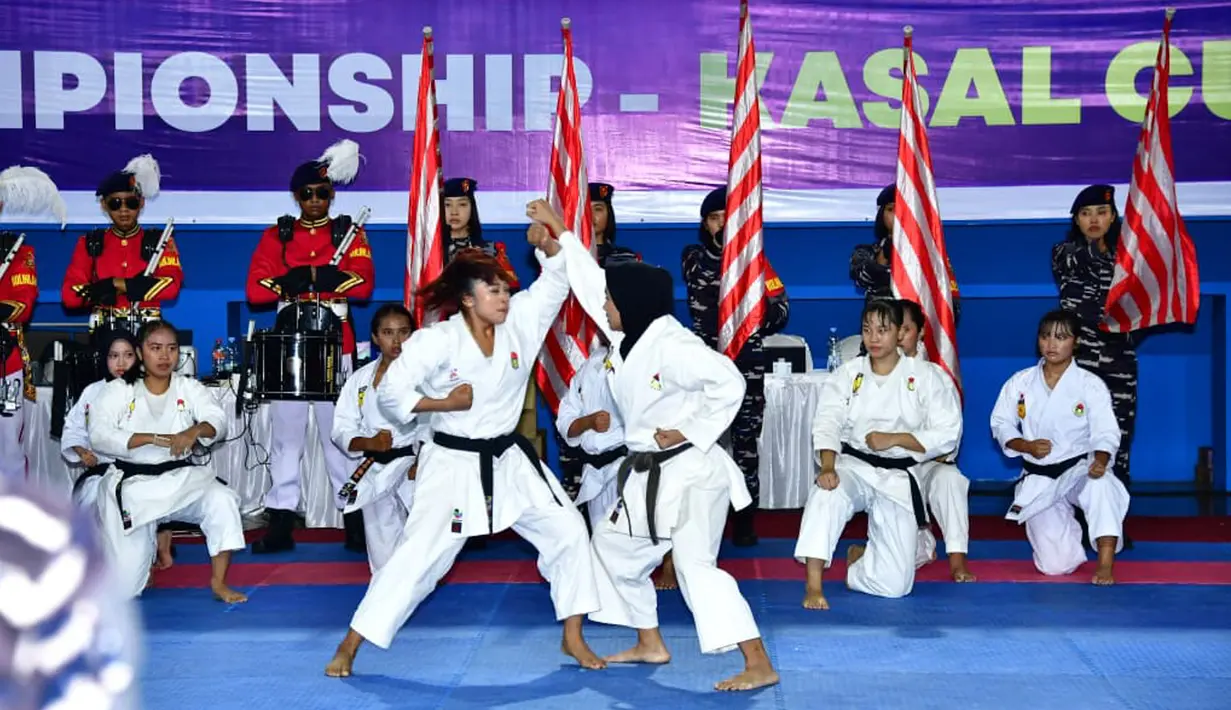 Kejuaraan Karate KASAL CUP V 2026 merupakan ajang bergengsi tingkat nasional yang mencerminkan komitmen TNI AL dalam membina mentalitas petarung, meningkatkan profesionalisme prajurit, serta menjaring bibit unggul atlet karate dari seluruh Indonesia. (dok. TNI AL)