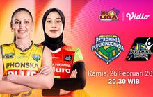 Live Streaming Proliga 2026: Gresik Phonska vs Pertamina Enduro, Eksklusif di Vidio