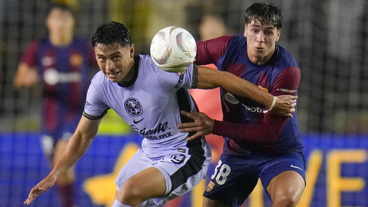 Foto: Marc Guiu Kembali Cetak Gol meski Barcelona Ditumbangkan Club Amerika pada Laga Persahabatan