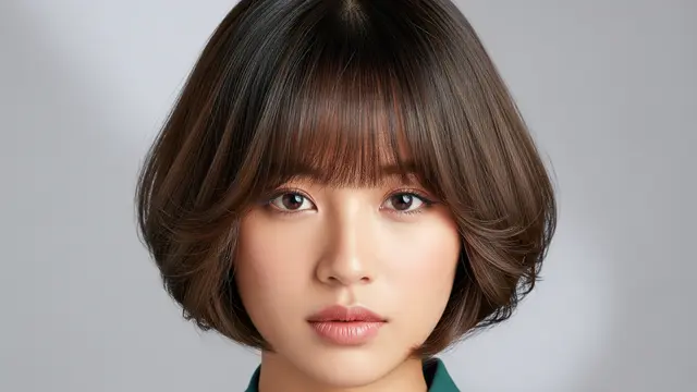 See-through Bangs Pendek