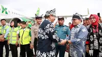 Menteri Pariwisata Arief Yahya ikut on board pada penerbangan perdana Kuala Lumpur - Banyuwangi maskapai Citilink. Rute baru ini akan menambah akses wisman.