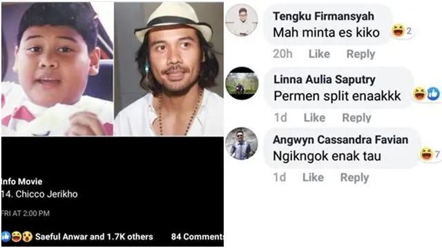 Komentar Kocak Netizen pada Foto Masa Kecil Artis, Bikin Ngakak